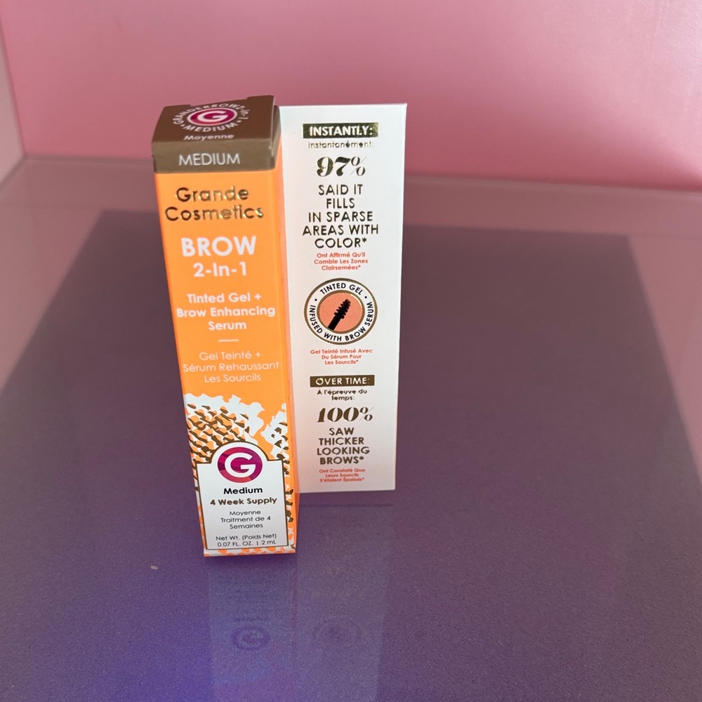 Grande Cosmetics Brow Enhancing Gel - Medium Brown